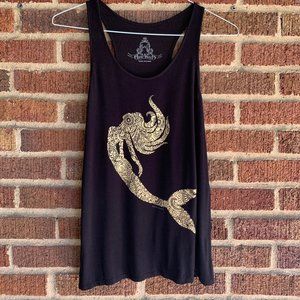Black Mermaid Tank Top